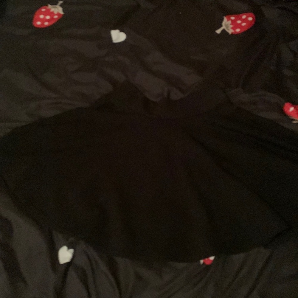 Black miniskirt
